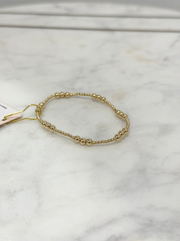 ILY 14k Gold Beaded Bracelet (7.5 inch)