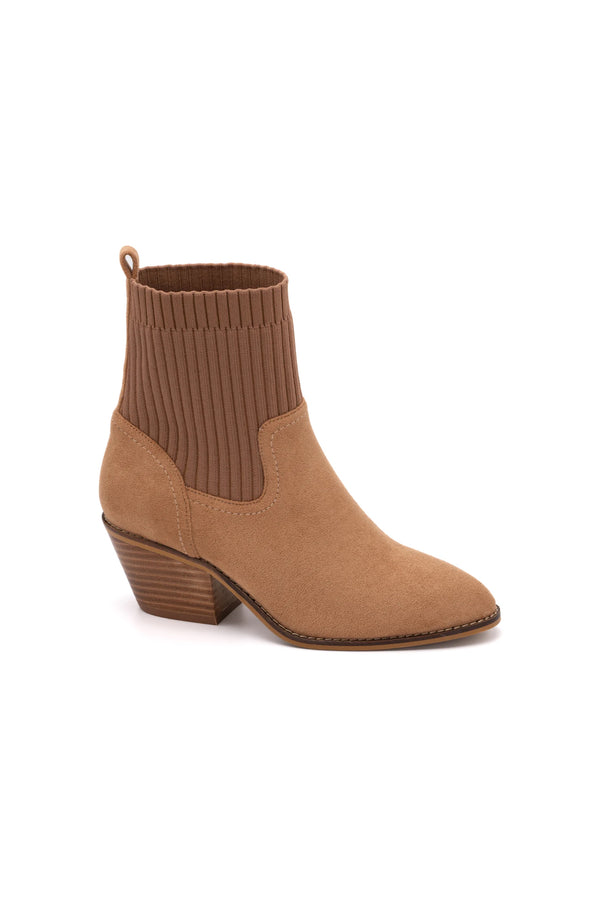 Crackling Suede Boots