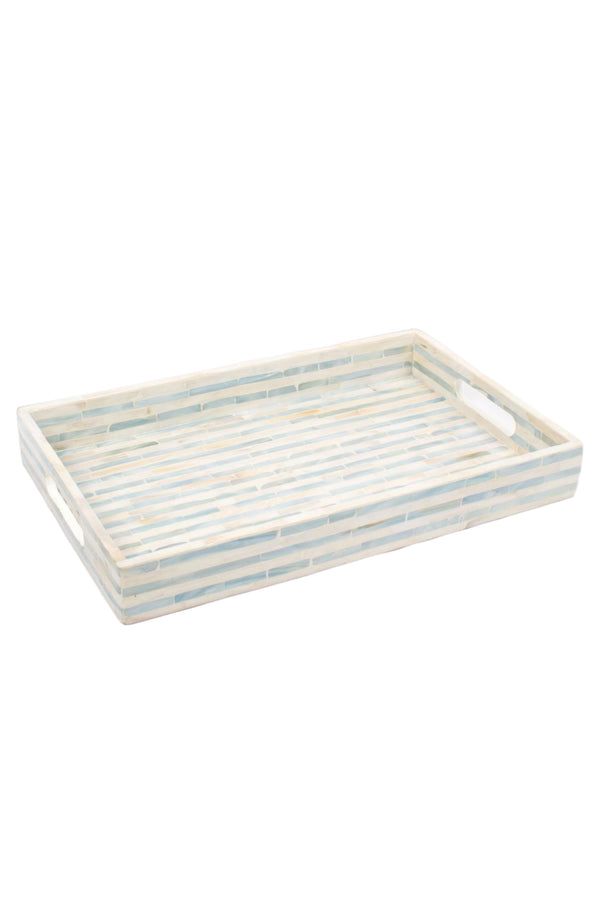 Striped Mother of Pearl Tray