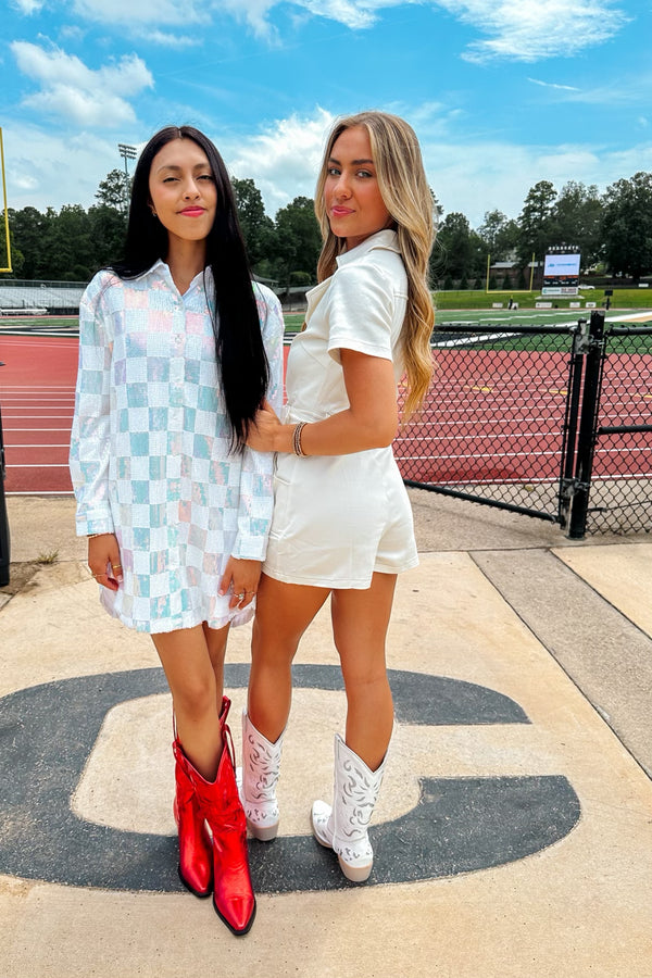 Game Day Sequin Dress