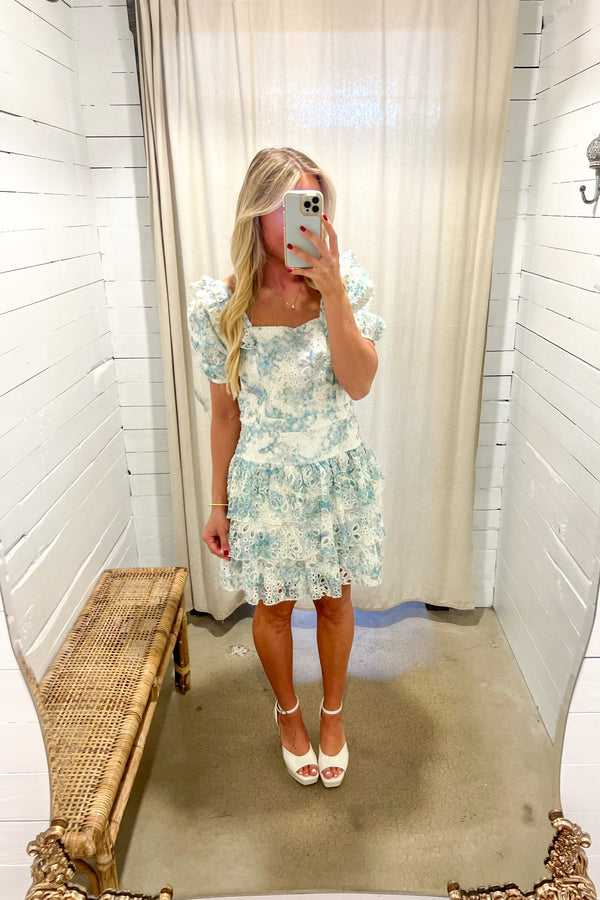 Kerry Eyelet Mini Dress