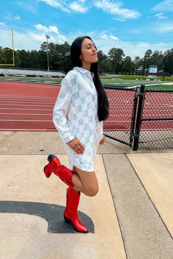 Game Day Sequin Dress