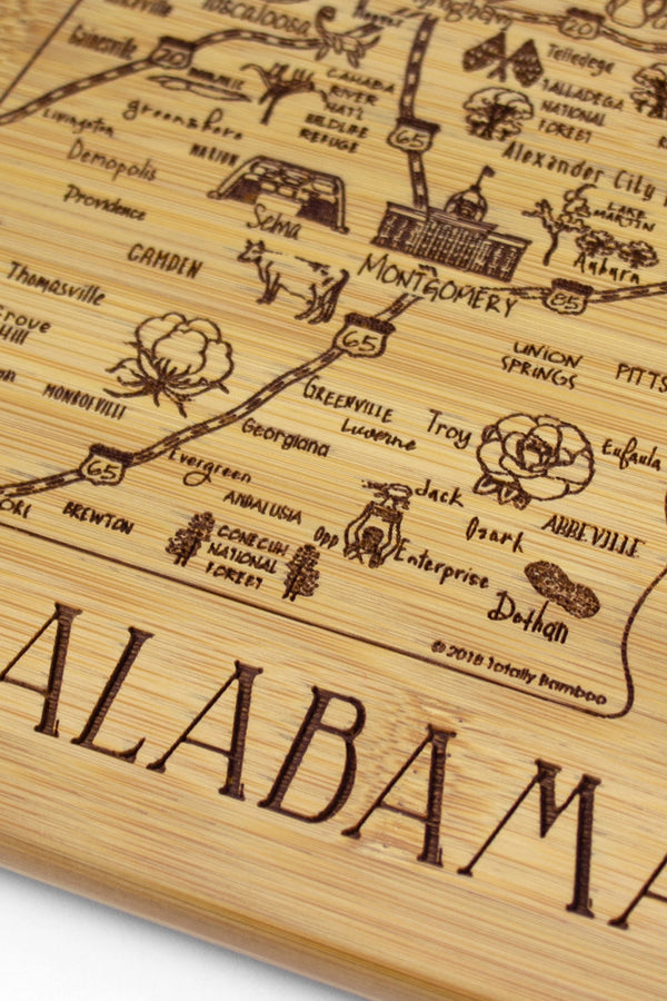 A Slice of Life Alabama 11" Cutting Board