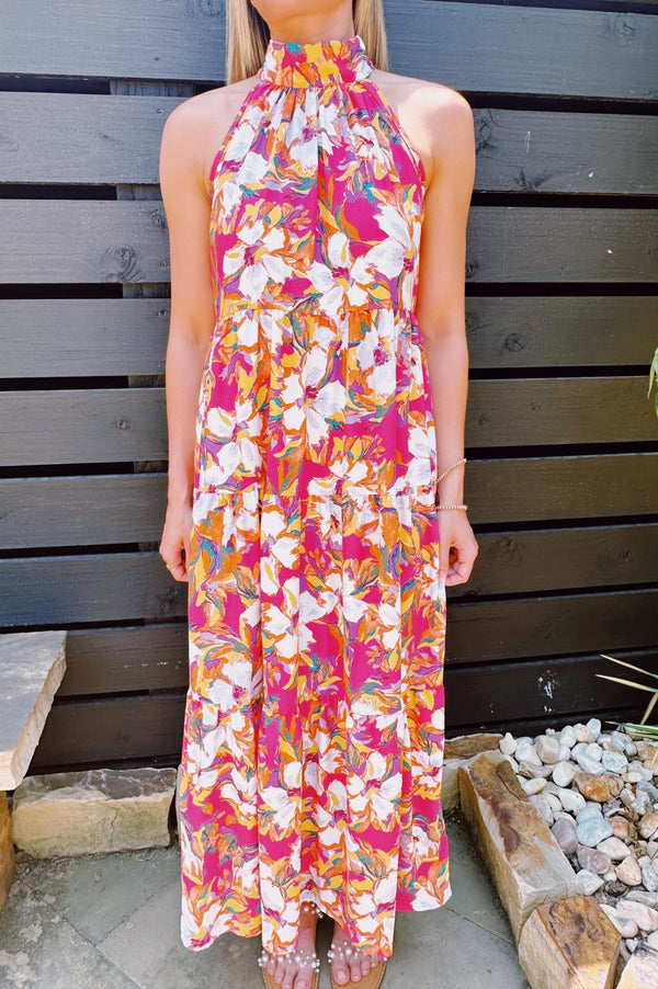 Fancy Floral Maxi Dress