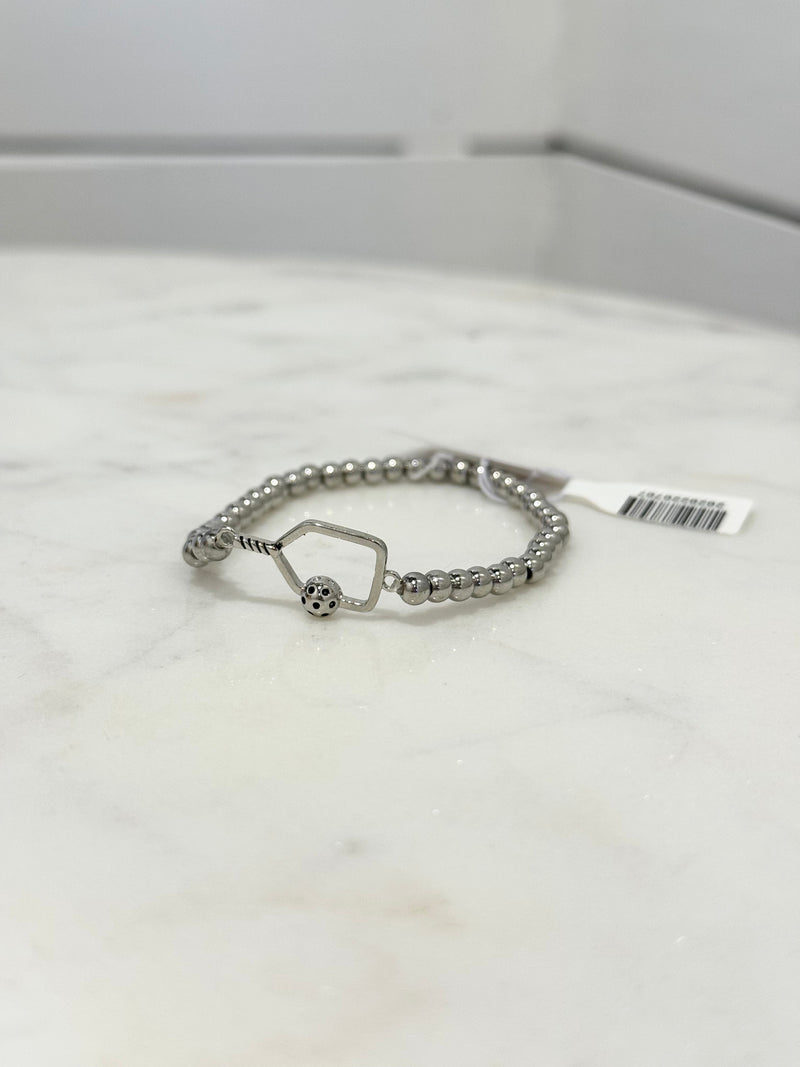 Pickleball 18k Gold Bracelets