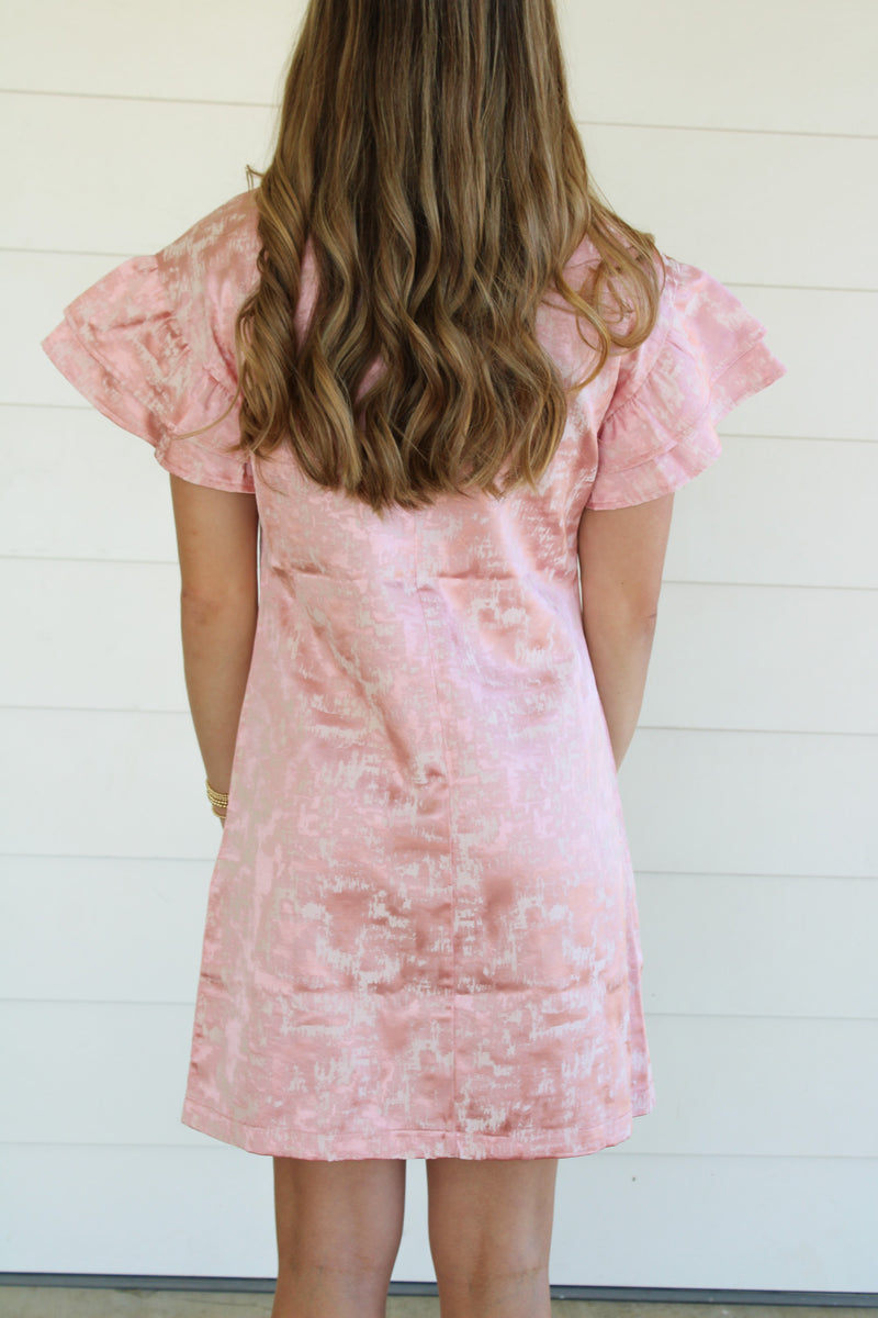 Melia Metallic Dress