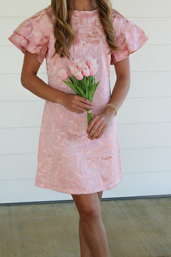 Melia Metallic Dress
