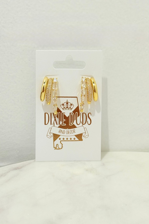 Triple Sara Earrings