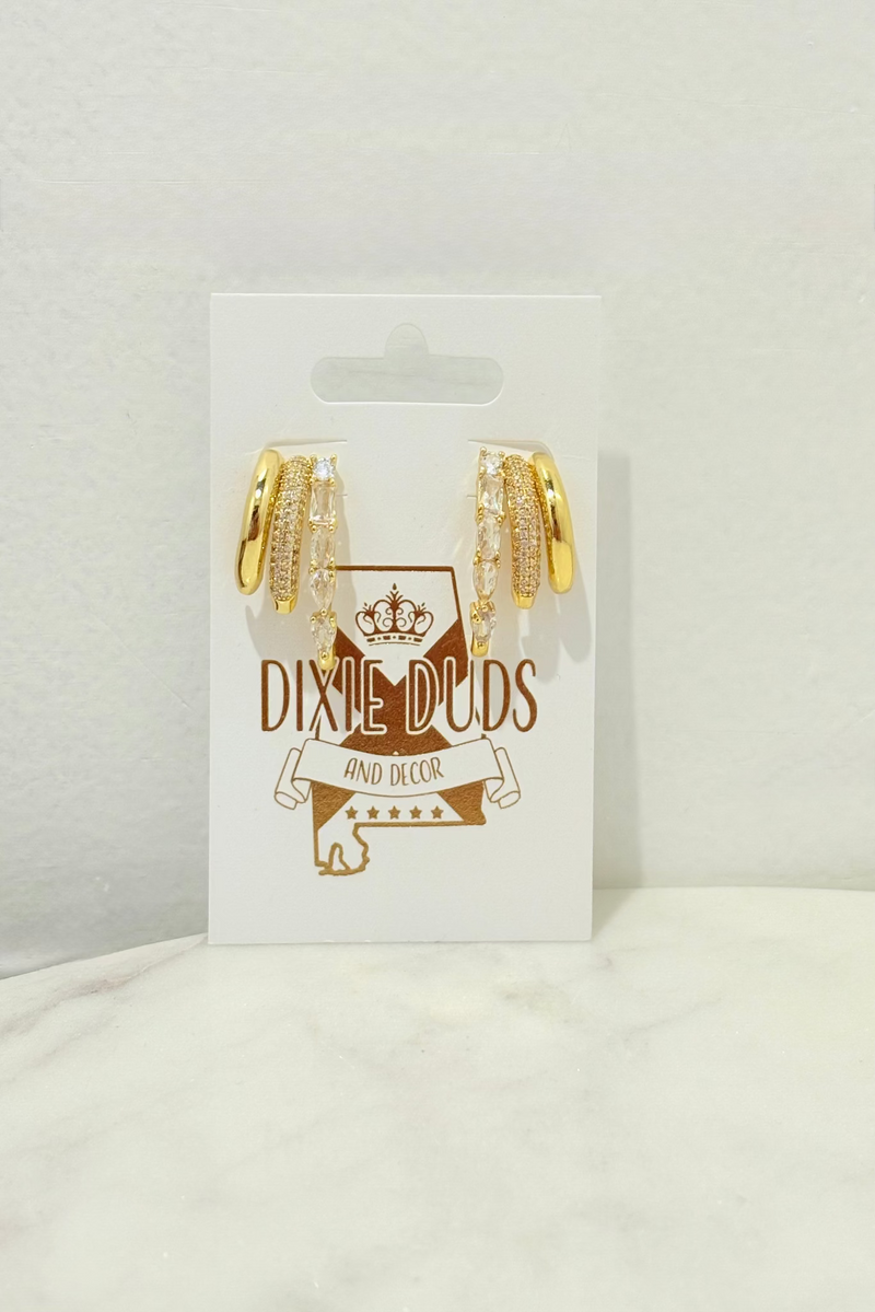 Triple Sara Earrings