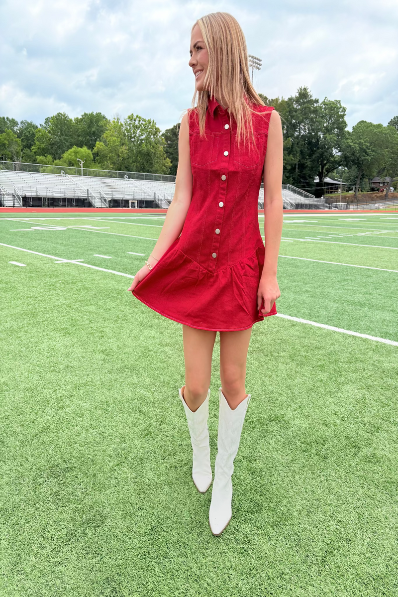 Fired up for Game Day Dress