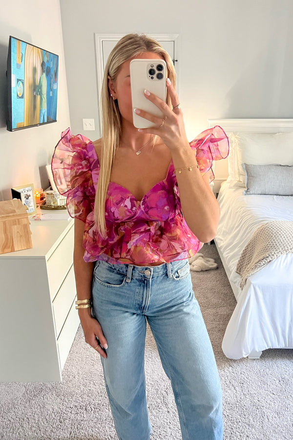 Madeline Ruffle Top