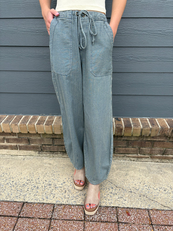 Posey Parachute Denim Pants