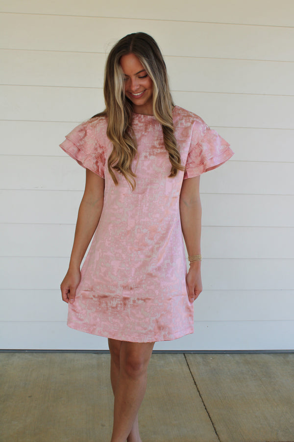 Melia Metallic Dress
