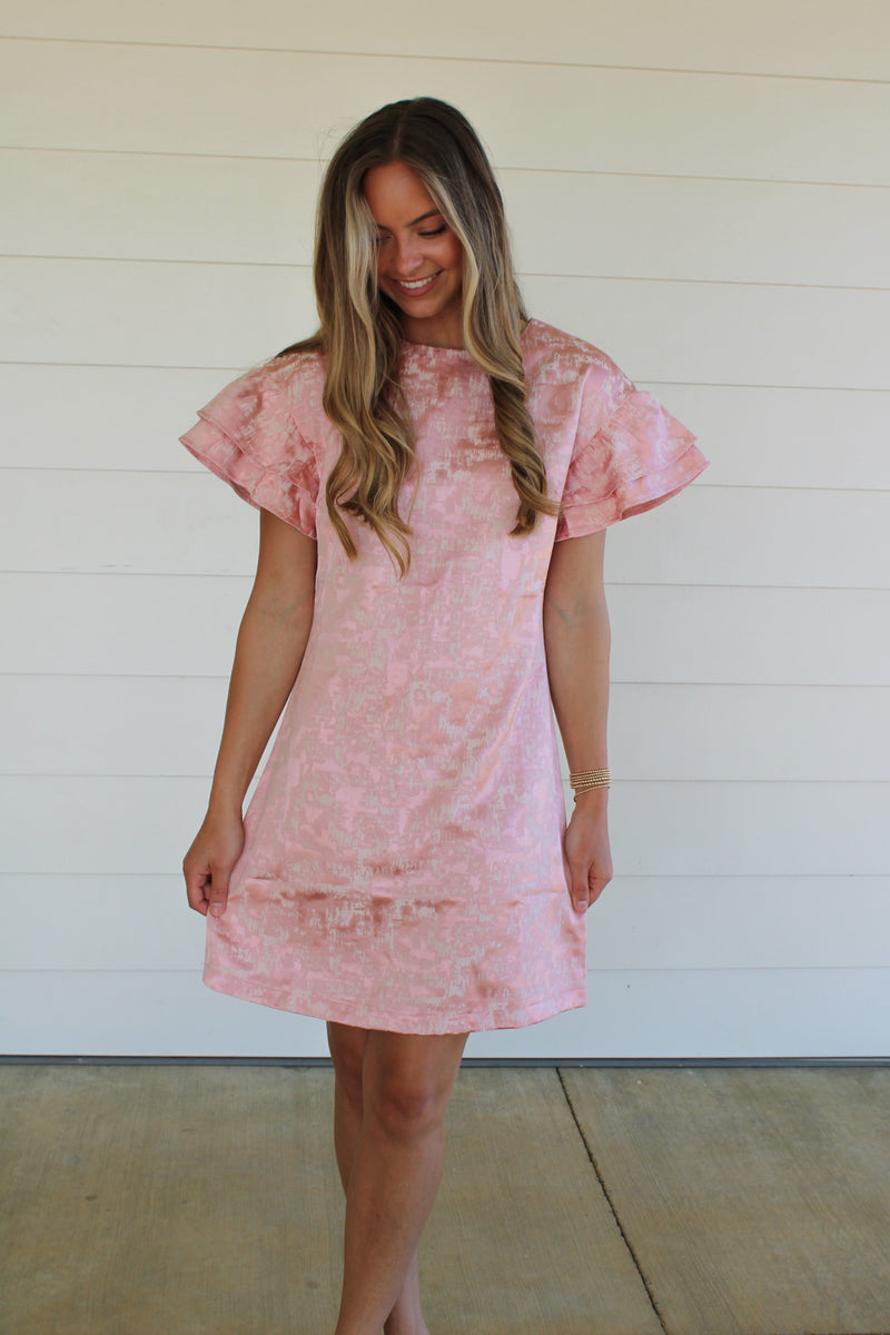 Melia Metallic Dress