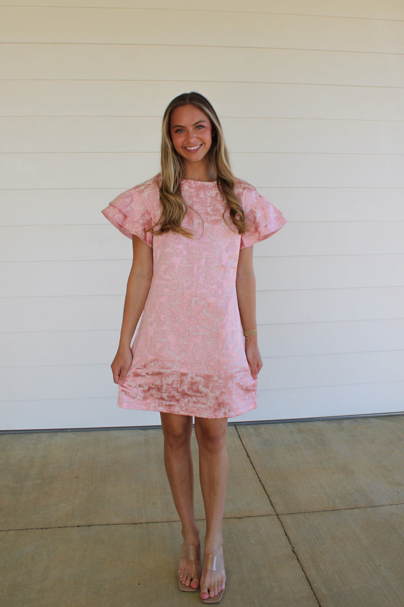 Melia Metallic Dress
