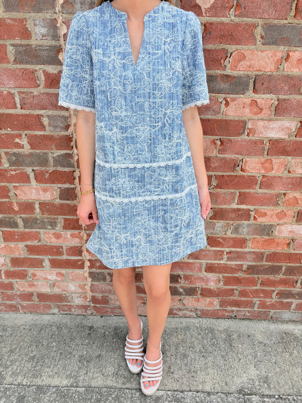 Sierra Scalloped Dress