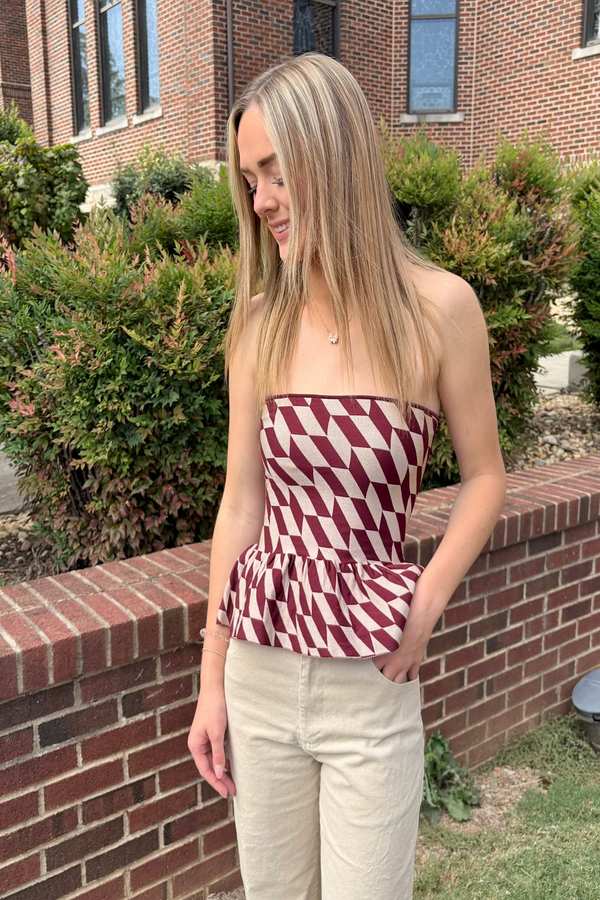 Antonella Strapless Top