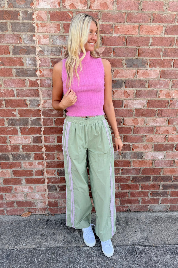 Trisha Sage Track Pants