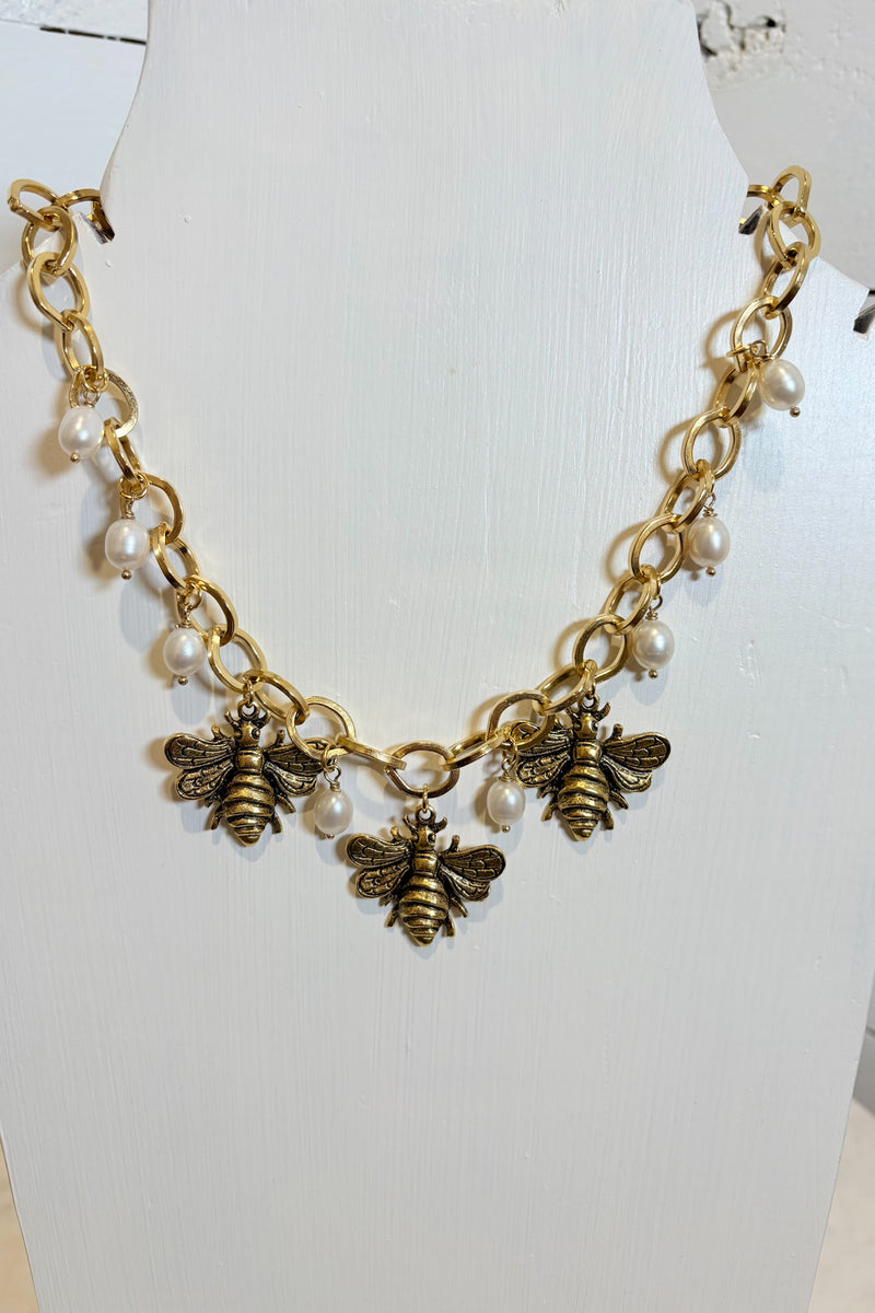 Bee & Pearl GP Chain Necklace