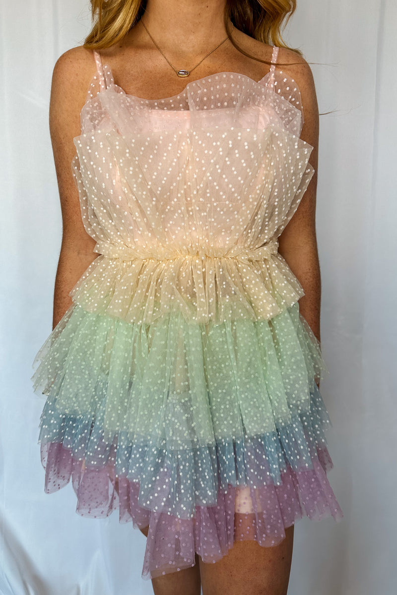 Cotton Candy Tull Dress