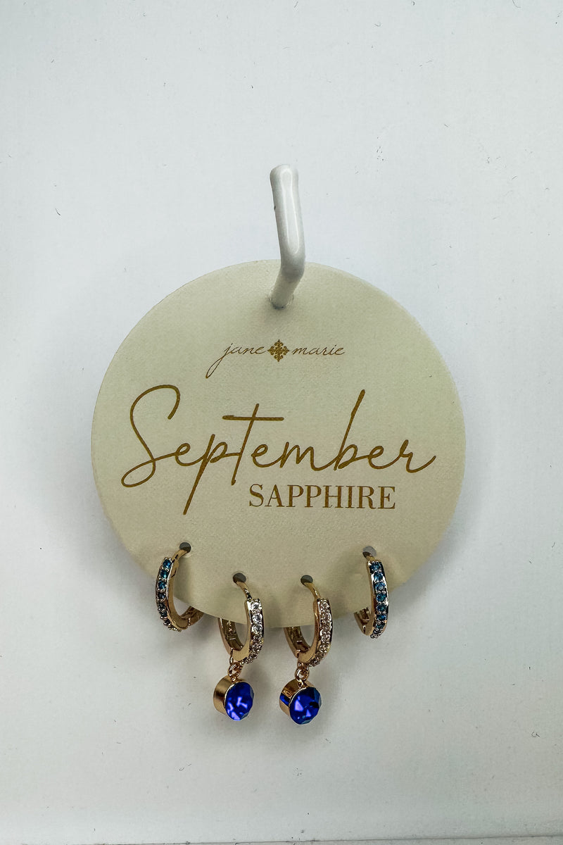 Birthstone Huggies
