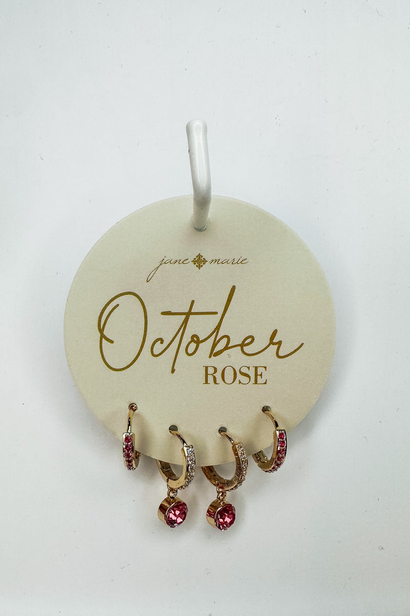 Birthstone Huggies