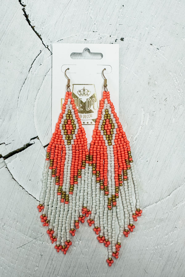 Boho Chic Beaded Earrings