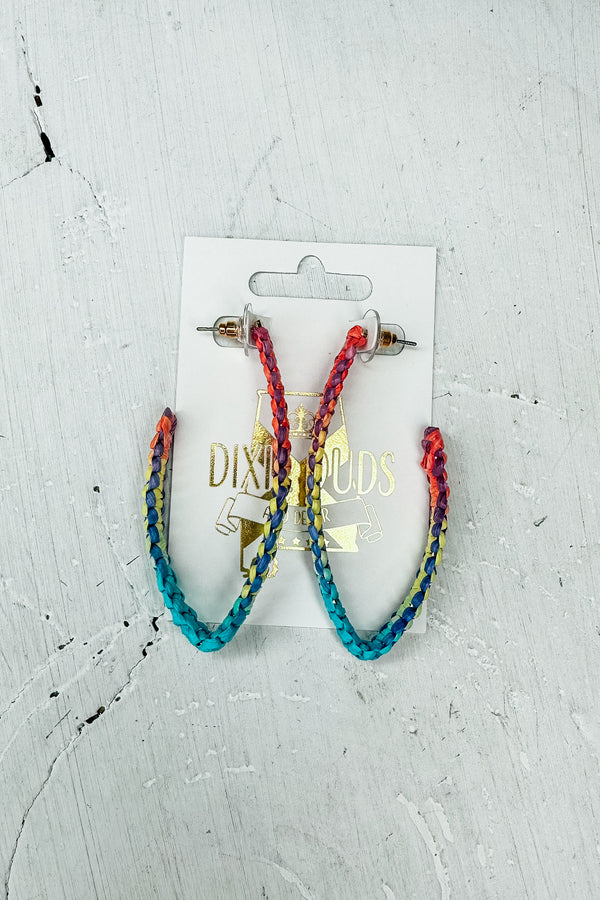 Fruit Loom Hoop Earrings