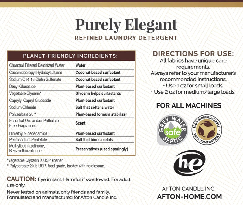 Purely Elegant Powder Detergent 32oz