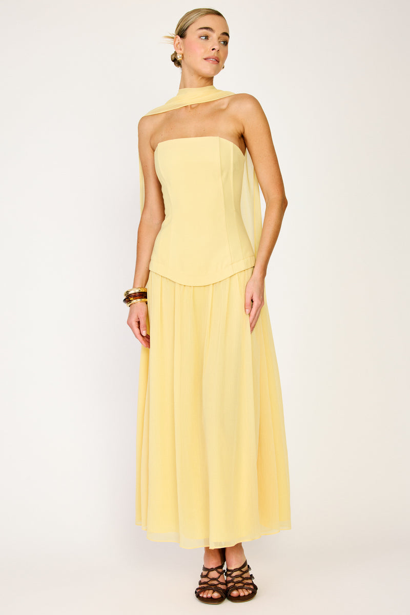 golden hour maxi dress Golden Hour Maxi Dress Yellow
