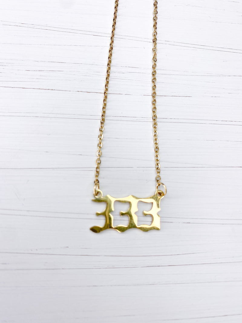 Your Fav Number Necklace