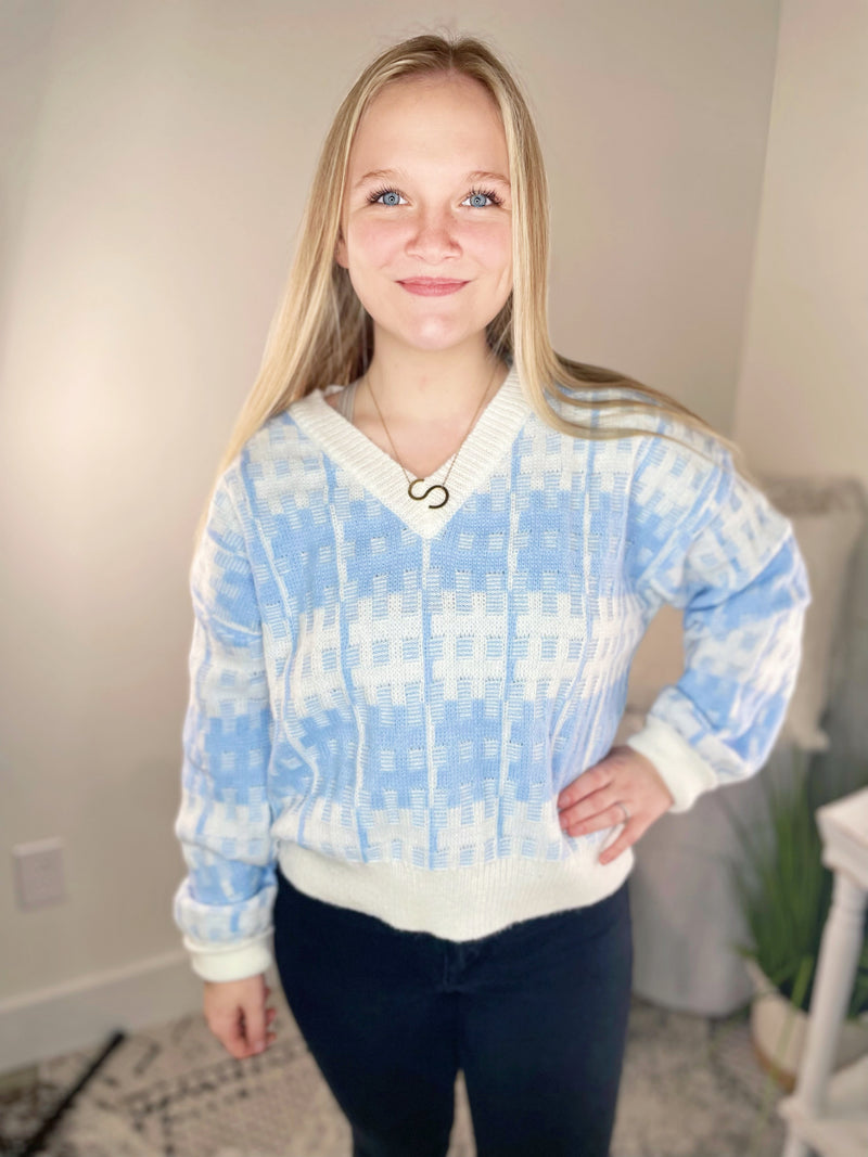 In The Blue Sweater