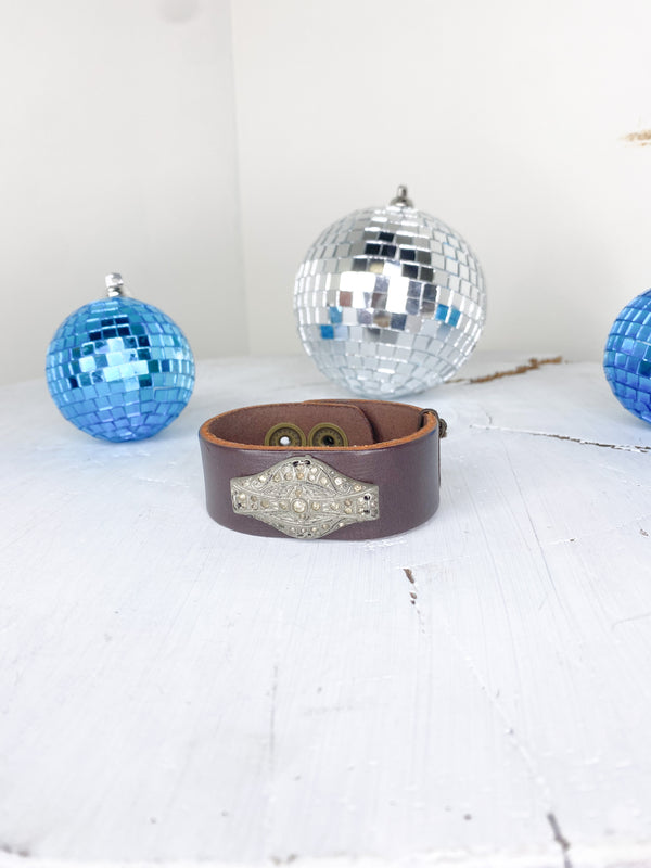 1930's Art Deco Brooch Bracelet- Made In The Deep South