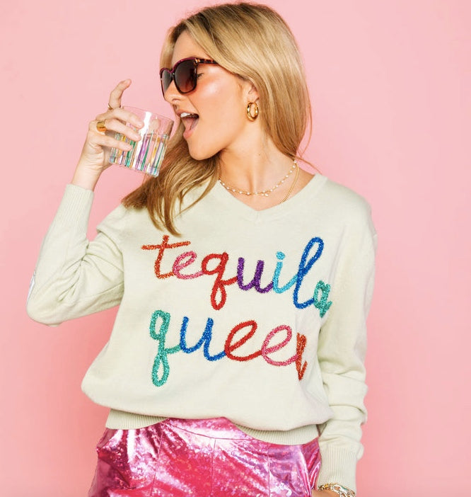 Queen Of Sparkles Tequila Queen Sweater