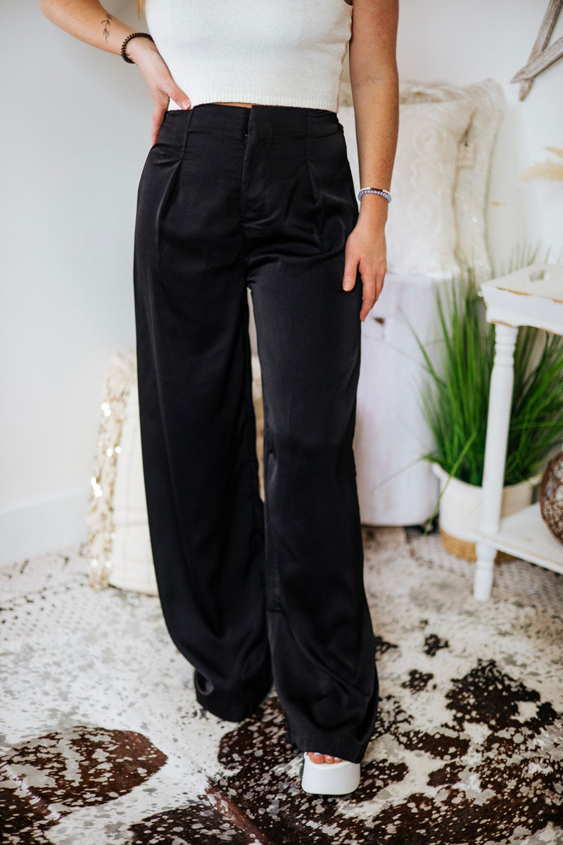 Pleated Heart Pants