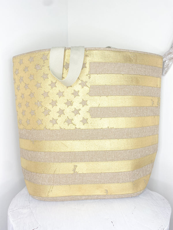 Tote Bag W/USA Flag