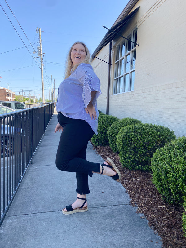 Bella Ruffle Sleeve Top