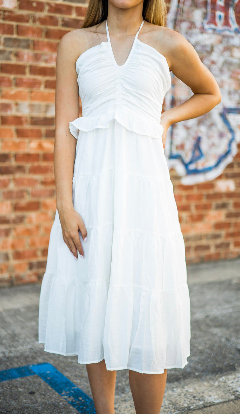 Whimsy White Dress
