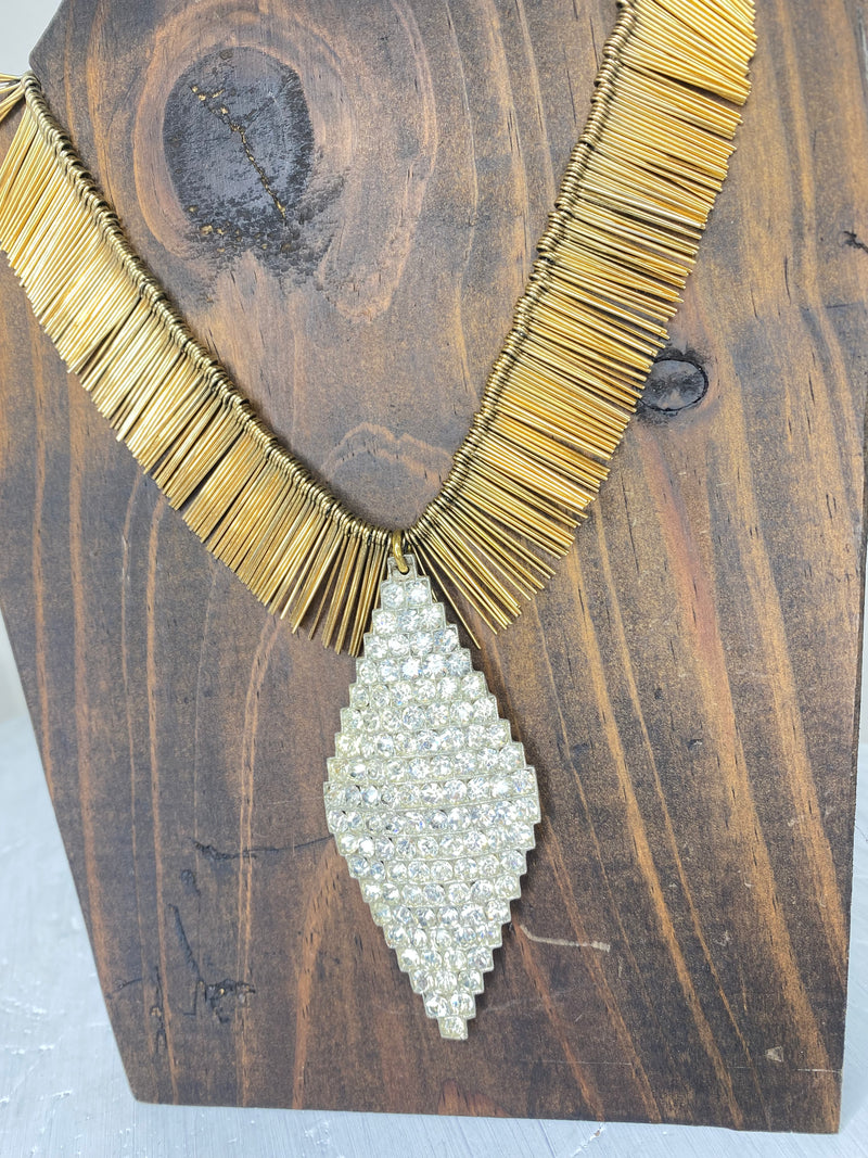 40s Brooch 50s Necklace