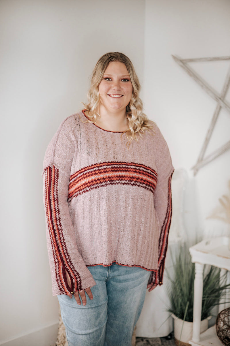 Much Needed Mauve Sweater