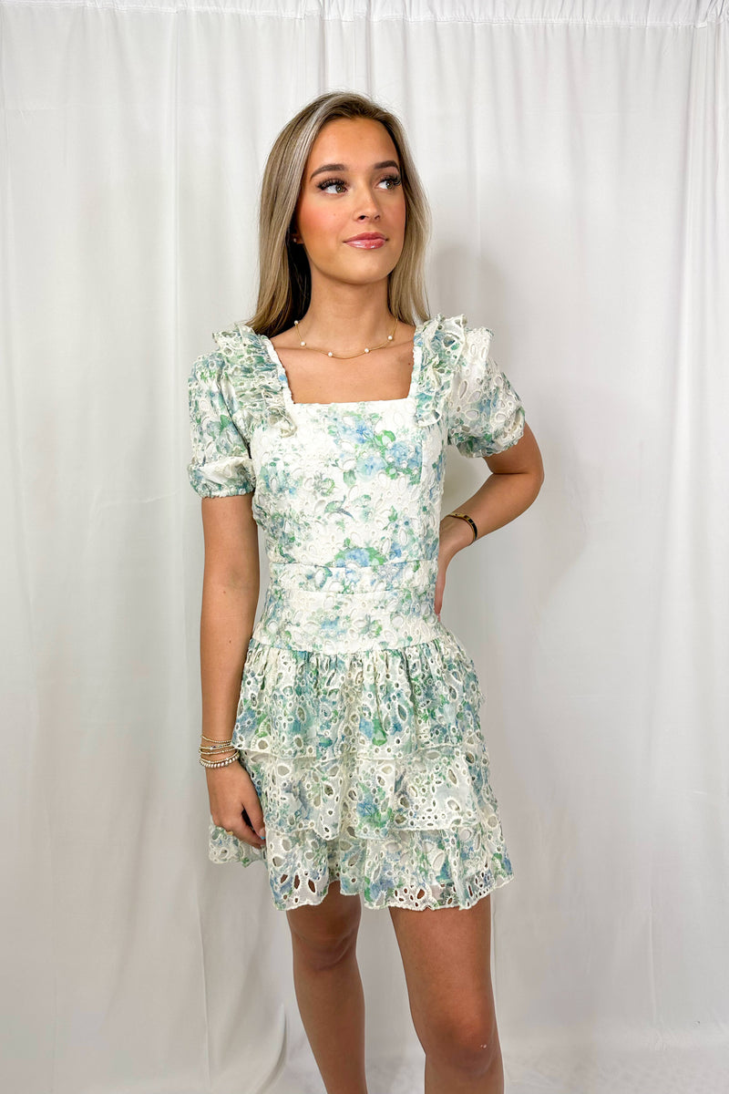 Kerry Eyelet Mini Dress